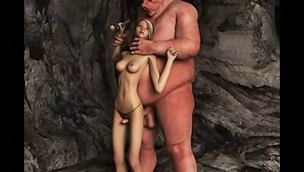 Giant Monster Ejaculates On Animated Porn Characters