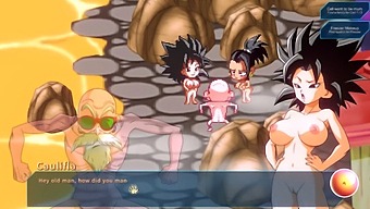 Busty Saiyans And Bulma: Part 3 Of Kame Paradise 3 - A Unc English Adventure