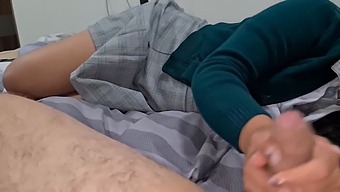 Young Mexican Student'S Homemade Video Features Post-Class Drinking Of Cum