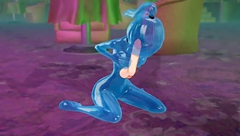 Un Jeu Hentai Avec Un Personnage 3d Séduisant Et Un Fétichisme De La Bave