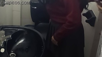 Hidden Camera Captures Intimate Moments Of College Students In The Restroom!