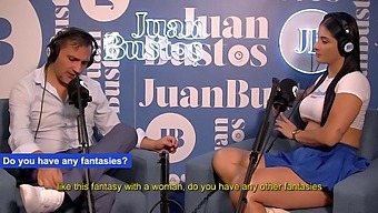 Salome Gil'S Intimate Area Is Vigorously Penetrated By The Attractive Little Person Juan Bustos In A Podcast