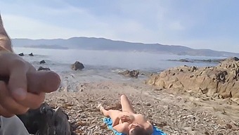 A Beach Encounter With A Nudist Milf Who Enjoys Deepthroating And Butt Play
