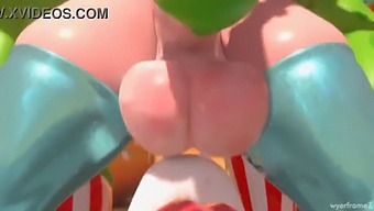 Princesa Rosalina Futa Je Pohotna Kurba, Ki Daje Odličen Blowjob In Analni Seks.