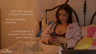 Tuhma Hailey Rose On Valmis Jäämään Kiinni Autoseksin Aikana.